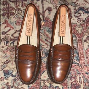Hanover Men's Brown Leather Loafers